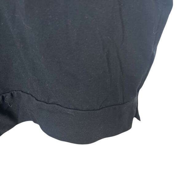 Eileen Fisher Black Cotton Crew Neck Tee, Cropped, Capsule, Casual, Weekend XS - Picture 6 of 9